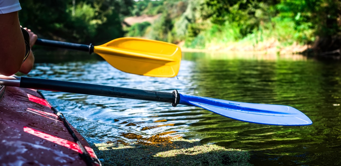 pagaies kayaks Randonnée en canoë sur le canal de Nantes à Brest, Bretagne